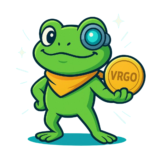 VRIGGO Mascot - Fun Crypto Frog